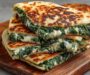 Cheesy Spinach Stuffed Flatbreads That Delight